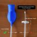 Urinals for men Men's urinal with hand-held portable urine cup 2000 ml urinal bottle catheter male urinals for elderly bedridden hospital beds wheelchair (BLUE) - Buy Online on GoSupps.com