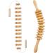 Wooden Massage Roller - Lymphatic Drainage Device for Pain Relief | 12 Rolls & 360 Smooth Muscle Roller - Buy Online on GoSupps.com