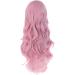 MapofBeauty Pink Long Wavy Hair Synthetic Wig - Women's Party Full Wig - Buy Online on GoSupps.com