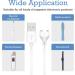 2Pcs Magnetic Charger for Wireless Massager Universal Magnetic USB to DC Charger Cable 2PIN 7mm Replacement Charging Cord for Electric Toothbrush Vibrating Massager - Buy Online on GoSupps.com