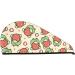 Frog Hold Strawberry Microfiber Hair Towel | Soft Super Absorbent Quick Dry Wrap for Long Curly & Thick Hair - Buy Online on GoSupps.com