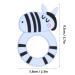 GLOGLOW Horse Shape Silicone Teether - Baby Oral Molar Toy & Dental Chew Toy (Blue) - International Shipping Available - Buy Online on GoSupps.com