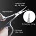 TingDongWei Nail Scissors Stainless Steel Cuticle Scissors Curved Cuticle Scissors Multi-Purpose Beauty Scissors for Trimming Eyebrows Nose Hair Beard Finger Toe Nail Care - Buy Online on GoSupps.com