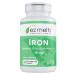 EZ Melts Iron as Elemental Iron, 18 mg, Sublingual Vitamins, Vegan, Zero Sugar, Natural Orange Flavor, 90 Fast Dissolve Tablets