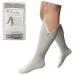 Closed Toe Gray 15-20 mmHg Zipper Compression Calf Circulation Leg Sock 4XL Gray