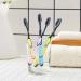 Manual Charcoal Toothbrush - Ergonomic Soft Bristle Tooth Brush for Travel | 1 Pc 19cm Random Color - Buy Online on GoSupps.com