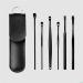 6Pcs Mllkcao Earwax Removal Kit | Innovative Spring Tools Set with Storage Bag | 360 Spiral Design | Black | One Size - Buy Online on GoSupps.com