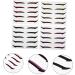 FOMIYES Double Sided Eyelid 60 Pairs Eyeshadow Stickers Double Sided Tape Makeup Stickers for Eye s With Wings 14X10X0.5cmx3pcs Assorted Colorx3pcs - Buy Online on GoSupps.com