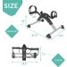 MEETWARM Pedal Exerciser with LCD Display - Portable Folding Mini Stationary Bike for Seniors - Buy Online on GoSupps.com
