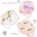 2 Pack Teen Period Storage Bags | Waterproof Sanitary Pads Organizer for Panty Liners, Tampons, Menstrual Cups | Cactus Design | Zipper Closure - Buy Online on GoSupps.com