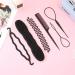 ZZJB Hair French Braid Tool Set - 6 Piece Black Centipede Braid Maker for Women and Girls - Buy Online on GoSupps.com