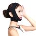 V Face Shaper Mask Anti-Wrinkle and Skin Tightening Double Slimming Face Shaper Band Black Facial Bandage Black-M