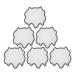 Luxshiny 6pcs Led Light Blocking Stickers Led Covers Blackout Led Light Blackout Sticker for Router Clock and Electrical White