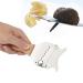 GOTOTOP stainless steel truffle cutter chocolate cheese razor with adjustable blade and wooden handle for kitchen cake chocolate casserole