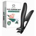 Angled Head Toenail Clippers for Thick Toenails Ergonomic Toe Nail Clippers for Thick Nails for Seniors Premium Steel Nail Trimmer Cutter for Seniors Men & Women with Catcher Large toenail clippers for seniors