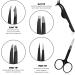 Donruby Tweezers Set - 8 Pcs Professional Stainless Steel Precision Tweezer for Eyebrows and Facial Hair Removal - Ideal for Ingrown Hair, Splinters - Daily Beauty Tool - Buy Online on GoSupps.com