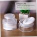 Didiseaon 6 Pcs Portable Cosmetic Bottle Powder Box Loose Make up Jar Clear Powder Case Travel Pack Bottled - Buy Online on GoSupps.com