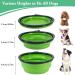 Vivifying 1000ml Foldable Dog Bowl Set - 2PCS Silicone Travel Bowls for Dogs & Cats (Red+Green) - Perfect for Pet Feeding & Travel - Buy Online on GoSupps.com