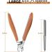 Professional Nail Clippers for Thick Fingernails & Toenails | Super Sharp Yellow Nail Clippers for Men - Buy Online on GoSupps.com