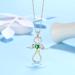 Cute Cat Necklace with Sparkling Zirconia Crystal Birthstone Pendant Necklace for Girls Womens White Gold Over 925 Sterling Silver Animal Necklace Birthstone Jewelry Sweet Present Girlfriend Sisters D Emerald Pendant - Buy Online on GoSupps.com