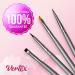 4-Piece Eyeliner Brush Set for Pencil, Liquid, and Gel liners - Winged Makeup Brushes with Angled Bristles for Perfect Cat Eye, Waterproof and Smudge-proof - Buy Online on GoSupps.com