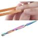 Nail Shaping Tweezers Double End Portable Nail Cuticle Pusher Stylish Look for Home (Multicolor) - Buy Online on GoSupps.com