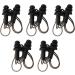 Silicone Corded Earplugs - 5 Pairs, Comfortable Sleeping, Sound Insulation, Hearing Protection, Anti-Noise, Snore Black - Buy Online on GoSupps.com