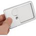 Credit Card Size Lighted Magnifier Portable Pocket Magnifier with LED Light 3 X and 6 X Magnifying Glass for Reading Menus Travel with Leather Case - Buy Online on GoSupps.com