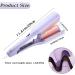 Wave Curling Iron French Egg Curling Iron V Hair Crimper Adjustable Temperature Waver Curling Iron Wand Suitable for Most Hair Types (Purple) - Buy Online on GoSupps.com