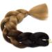 Jumbo Braiding Hair Extensions Colorful Synthetic Hair for DIY Crochet Box Braids Ombre 1Pc 24inch Black to Auburn to Blonde - Buy Online on GoSupps.com