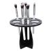 Sonew Makeup Brush Drying Rack 14 Holes Multifunctional Makeup Brush Holder for Makeup Artist Acrylic Nail Brushes Paintbrushes Makeup Lovers(black)