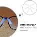 Lurrose Slipproof U-Shaped Silicone Nose Pads - 3 Pieces Glasses Bridge Rubber Saddle Strap Replacement for Secure Fit - Buy Online on GoSupps.com
