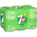 7UP Free Sans Sucres Citron & Citron Vert Canette 6 x 33 cl - Buy Online on GoSupps.com