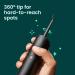 Buy Quip Water Flosser - Cordless Adjustable Pressure Teeth Cleaner with 360 Rotating Tip | Rechargeable All-Black Dental Pick - International Shipping Available - Buy Online on GoSupps.com