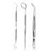 Dentablex tartar remover tooth cleaning set dental care set for home use Personal and pet mouth hygiene with interdental room cleaner tooth mirror tooth cleaning gap rooms
