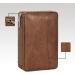 Cigar Humidor Case Portable Leather Humidor Box in Cedar Wood with Humidifier and Removable Cedar Tray - Buy Online on GoSupps.com