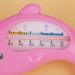 Bath Thermometer Baby Safe LCD Digital Water Thermometer - Rose Red Dolphin Design - Buy Online on GoSupps.com