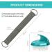 35.4 Inch Loofah Back Scrubber for Men and Women - Exfoliating Bath Shower Scrubber for Deep Skin Cleansing with Hair Shampoo Brush and Wall Hook - Buy Online on GoSupps.com