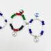 Vsilay Set of 2 ISR PLE Pendant Bracelets - Colorful Bead Hand Chain with Magnetic Clasp | Couples Bangle Accessories - Buy Online on GoSupps.com