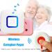 YCTZE Caregiver Pager - Wireless Call Button System for Elderly & Disabled 330m Range 38 Melodies 2 Recipients (EU) - Buy Online on GoSupps.com