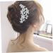 HAPINARY Bride Insert Comb Wedding Hair Comb Tiara Bridal Headdress Wedding Headpiece Pearl Hair Comb Accessories Bride Alloy - Buy Online on GoSupps.com