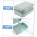HEASOME Box Soap Holder Shower Soap Case Soap Bar Plastic Storage Containers for Clothes Leak Plastic Serving Trays Lidded Tin Big Shampoo Bar Soap Dish Abs Travel Toiletries Articulated Sky-blue 13.5X9CM - Buy Online on GoSupps.com