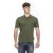 19V69 ITALIA Men's Costina Olive Polo Shirt Large