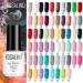 Nail Gel Polish Neon Hybrid Varnish Semi Permanent Nail Art Design Soak Off Top Base Coat Esmalte UV Gel Nail Polish - (Color: RA09) - Buy Online on GoSupps.com
