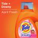 Tide Plus A Touch of Downy Liquid Laundry Detergent - April Fresh 46 fl oz 29 Loads | International Shipping Available - Buy Online on GoSupps.com