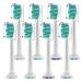 Derffin Replacement Toothbrush Heads 8 Pack Standard Brush Heads Compatible with Philips Sonicare Electric Toothbrushes Fit The Models of HX3/HX6/HX9/HX8/HX7 Series (White) A8 White
