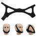Adjustable Self-Adhesive Anti Snore Chin Strap - Black - Buy Online on GoSupps.com