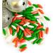 A Pinch Of...- Christmas Jumbo Rice - 25g. Red Green and White Christmas sprinkles ideal for all of your festive cakes and bakes. A real show stopper. Just enough for a single bake. - Buy Online on GoSupps.com