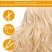 Buy Fengq 60cm Long Blonde Wigs | Synthetic Wavy Wig with Ponytail for Cosplay & Parties - Heat Resistant Gold Hair - Buy Online on GoSupps.com