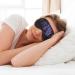 Shop Lavender Bouquet Print Unisex Sleep Eye Mask | Soft Comfort Eye Shade for Travel Yoga & Shift Work - Buy Online on GoSupps.com